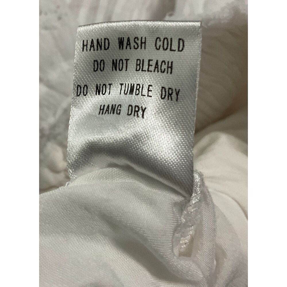 Day + Moon White Cotton Ruffle Mini Skirt - Picture 4 of 6
